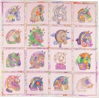 Herm&egrave;s Pre-owned Silk Scarf - Dames - Vintage Accessoires - Veelkleurig - ONE Size - Vintage