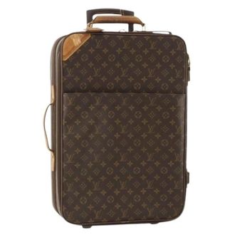 Louis Vuitton Pre-owned Bags, female, Brown, Size: ONE SIZE Pre-owned Monogram Canvas Suitcase