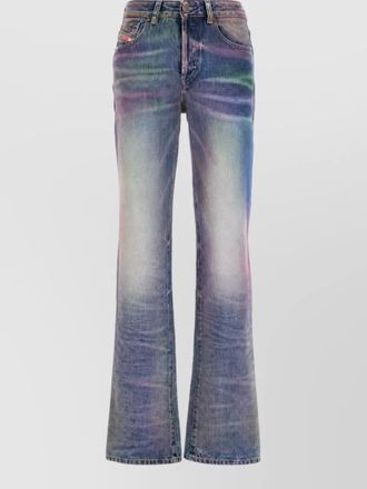 Diesel denim straight-leg jeans