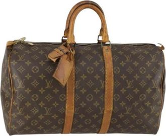 Louis Vuitton Pre-owned Weekendtas - Dames - Vintage Weekendtas - Bruin - ONE Size - Vintage