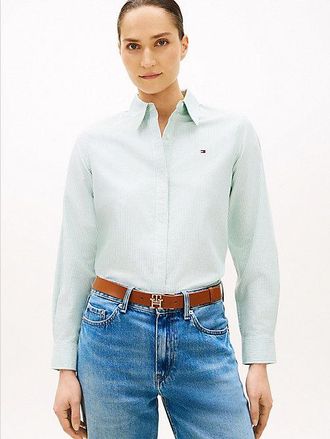 Tommy Hilfiger Relaxed Fit Flag Embroidery Oxford Shirt