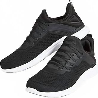 Athletic Propulsion Labs Womens Techloom Tracer Shoe In Black/white