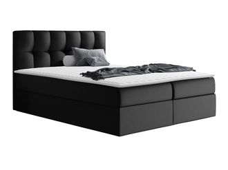 Mirjan24 Mobilier1 - Cama Continental Baltimore 128, Soft 011, Continental, Doble, 160x200, Cuero Ecol&oacute;gico, Somieres, 166x208x103cm