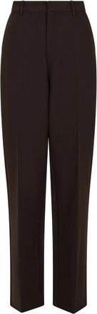 Neo Noir Wide Leg Suit Broek - Dames - Wijde Broeken - Bruin - L - Broeken
