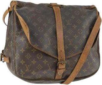 Louis Vuitton Pre-owned Vintage Cross Body Bag - Dames - Vintage Schoudertas - Bruin - ONE Size - Vintage