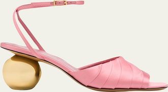 Marni Silk Sculptural Sandals