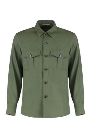 Canali Wool Blend Overshirt