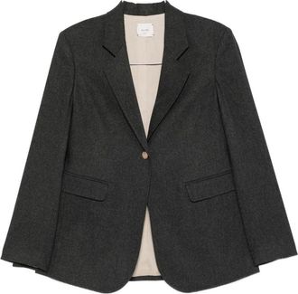 Alysi Flannel Single-Breasted Jacket