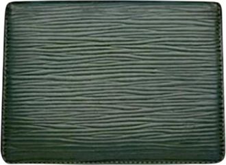 Louis Vuitton Pre-owned Wallets, female, Green, Size: ONE SIZE Pre-owned Leather Wallet