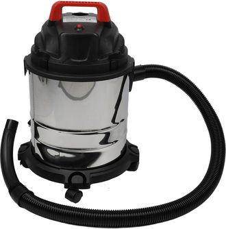 Infinite Aspiradora Profesional De Alto Rendimiento Para S&oacute;lidos Y L&iacute;quidos, Fabricada En Acero Inoxidable, 1000 W, 18 L, Port&aacute;til Con Ruedas, Para Limpieza De