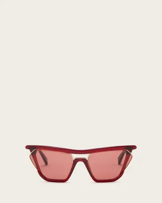 AllSaints Avie Square Visor Sunglasses