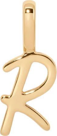 Made by Mary Script Initial Charm Gold Vermeil in Gold Vermeil Initial R at Nordstrom