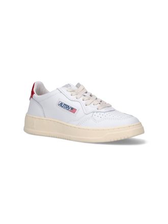 Autry Leather Low-Top Sneaker - White