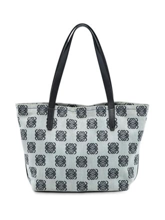 Loewe 2009 Anagram Canvas tote bag - Grigio
