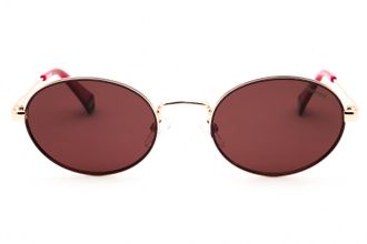 Polaroid PLD6228SX Polarized Round Sunglasses - Gold