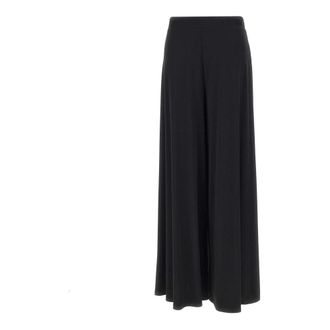 Kaos Wide Trousers, female, Black, Size: L Elasticated-waistband Trousers