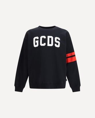 GCDS Crewneck Sweatshirt with Band Logo Male XL
