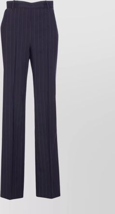 Pinko striped regular fit trousers pockets