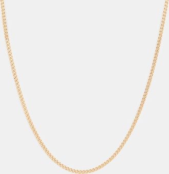 AllSaints Brass Halle Curb Chain Necklace, Size: One Size