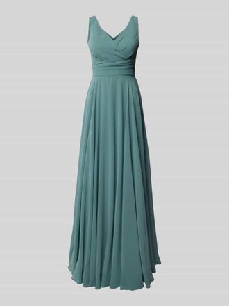 Troyden Collection Abendkleid mit gelegten Falten in Mint, Gr&ouml;&szlig;e 48