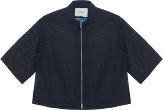 STUDIO NICHOLSON Zip Through Shirt