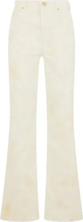 Roberto Cavalli Jeans, Dames, Beige, S, Denim, Beige Denim Jeans