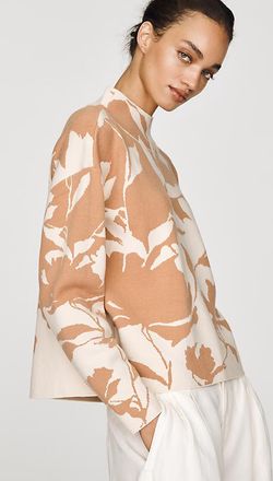 Maeve Carys Mock-Neck Sweater by Maeve