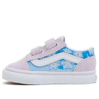 Vans (TD) Vans Old Skool Hook And Loop Shoes Purple VN0A38JNLAE