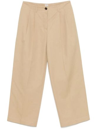 Toteme cotton chinos - Neutrals