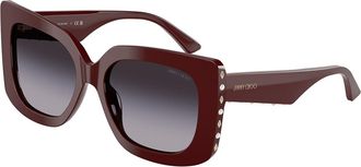 Jimmy Choo London JC5025H 50578G Womens Sunglasses Red Size 54