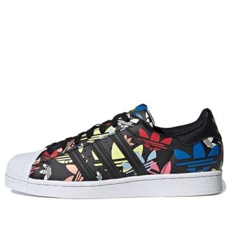 adidas originals Superstar Allover Trefoil - Black Multi H00182