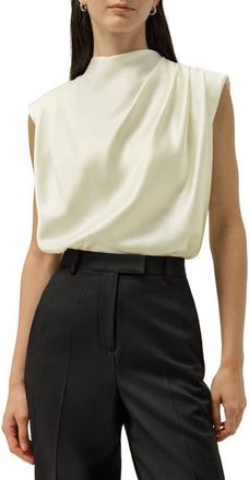 LilySilk X Lydia Tomlinson Grace Top in Lily White at Nordstrom, Size X-Small