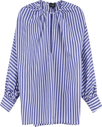 Lavi Lavi, Overhemden, Dames, Blauw, S, Katoen, Nenn&eacute; Blouse