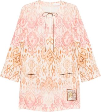 Zimmermann Shirt Kleedjes - Dames - Korte kleedjes - Veelkleurig - M - Kleedjes