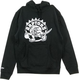 Mitchell & Ness Zwart Witte Hoody Torrap - Heren - Hoodies - Zwart - XL - Katoen - Hoodies & sweatvesten