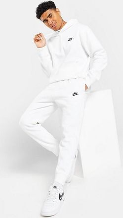 Nike Mens White Club Hooded Fleece Tracksuit - Size X-Large