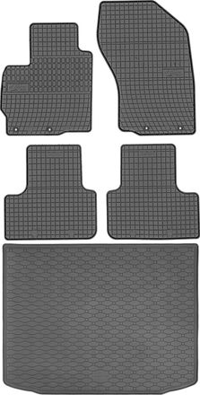 OEM Mitsubishi Asx I Crossover De 05.2010 A 12.2021 Set - Alfombrillas De Goma Para Coche + Alfombrilla Para Maletero