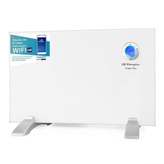 Orbegozo Panel Radiante Wifi Rew 1000 A, Resistencia De Aluminio, Protecci&oacute;n Ip 24, Mando A Distancia, 3 Modos De Funcionamiento, Control T&aacute;ctil, 1000 W - Orbe