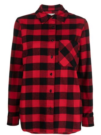 Woolrich Camicia traditional buffalo shirt - women - Cotton - M - Red