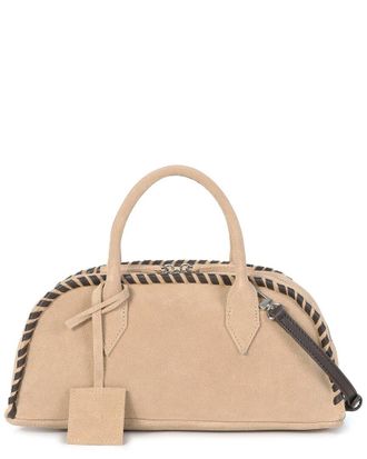 Tiffany & Fred Suede & Leather Top Handle Bag