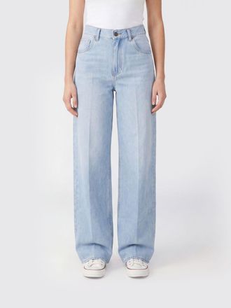 Mauro Grifoni Jeans Kaia wide-leg in denim di cotone