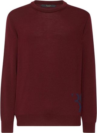 Billionaire Boys Club Rondgebreide Pullover - Heren - Ronde hals truien - Rood - 4XL - Wol - Truien & Vesten