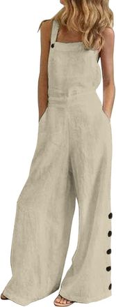 Salopette di jeans da donna Tuta ampia streetwear vintage Pantaloni coreani drti a gamba larga Jeans casual Pantaloni oversize tutti abbinati  200000345