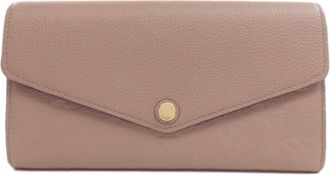 Louis Vuitton Tourterelle Monogram Empreinte Long Wallet (Bi-Fold) (Pre-Owned)