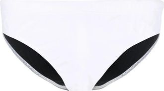 Moschino Stijlvolle witte zwembroek voor heren - Heren - Strandmode - Wit - 2XL - Badmode