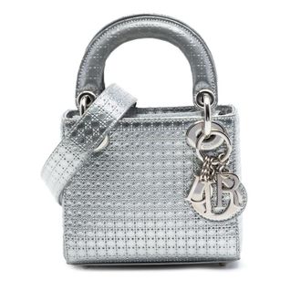 Dior Pre-owned Dior Micro Metallic Patent Microcannage Lady Dior Ladies B9GWICP31IV7ASUK