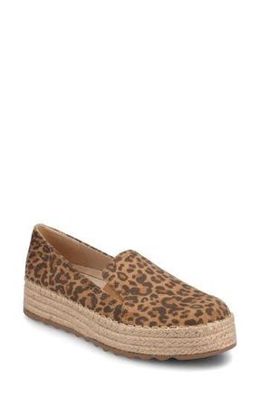 Journee Collection Catalina Espadrille Sneaker in Leopard at Nordstrom Rack, Size 10