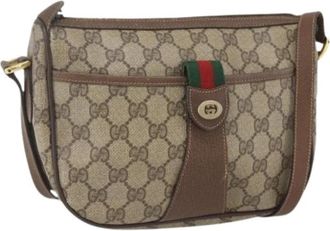 Gucci Pre-owned Plastic Cross Body Bag - Dames - Vintage Schoudertas - Beige - ONE Size - Vintage