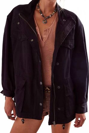 Free People Arya Utility Jacket In Black