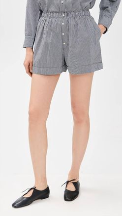 The Great. Boxer Shorts In Black & White Gingham
